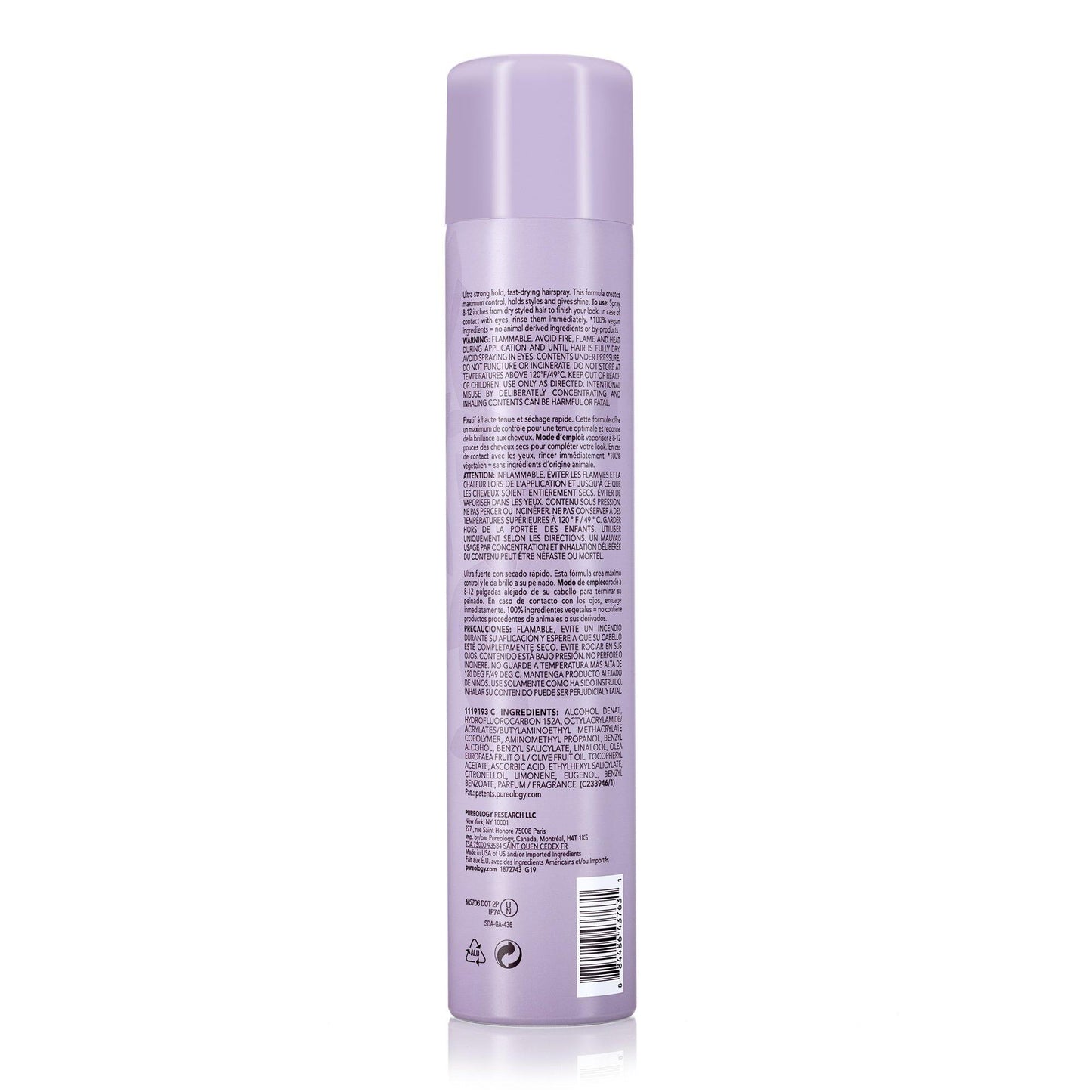 Style Protect Lock It Down Hairspray - Yazu Hair NZ